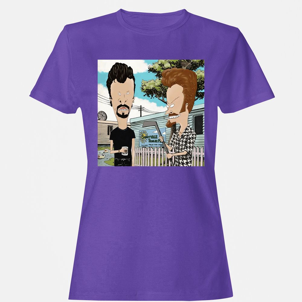 Women's T-Shirt - LF6D3X8Y - Purple - 12