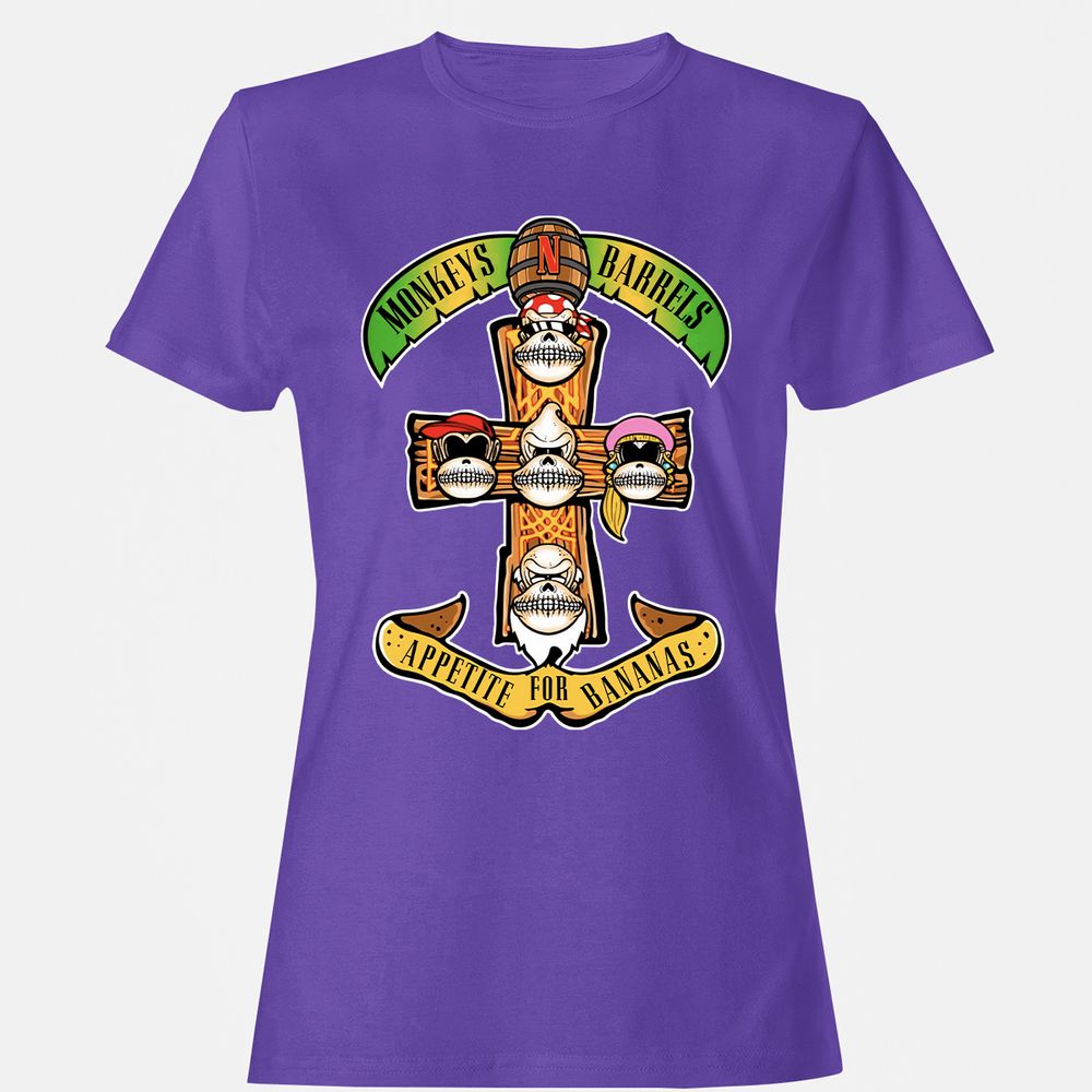 Women's T-Shirt - XZMLWN6G - Purple - 12