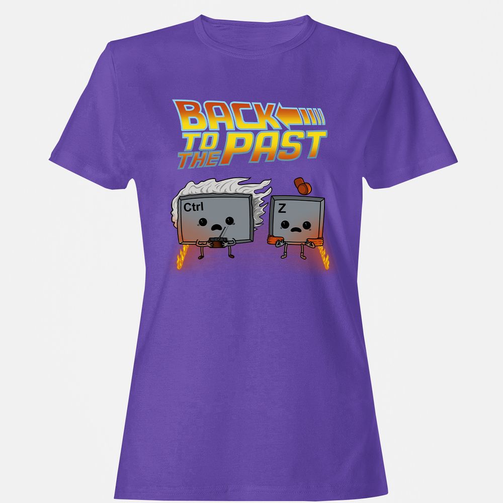 Women's T-Shirt - X73JBPEJ - Purple - 12