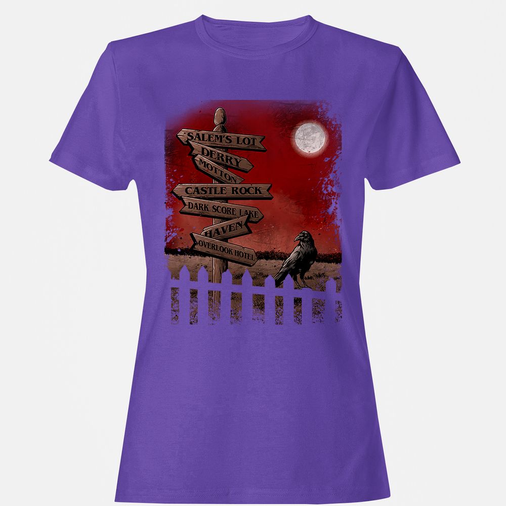 Women's T-Shirt - YM7QEK2E - Purple - 12