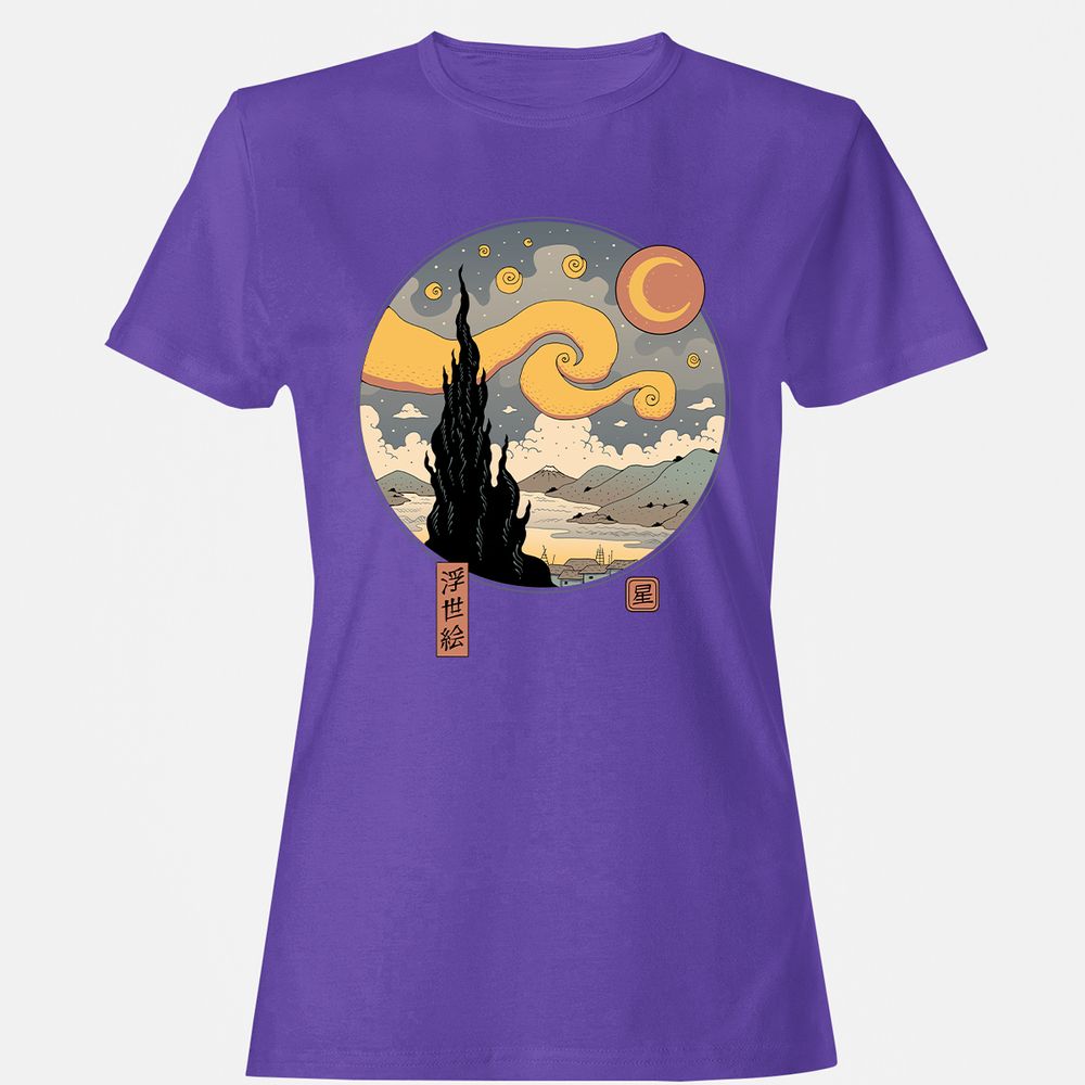 Women's T-Shirt - 5CEGACNE - Purple - 12
