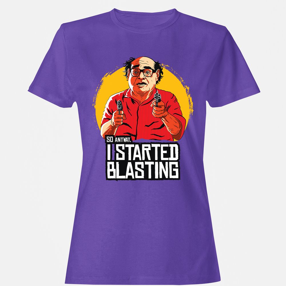 Women's T-Shirt - TSWDSLF4 - Purple - 12