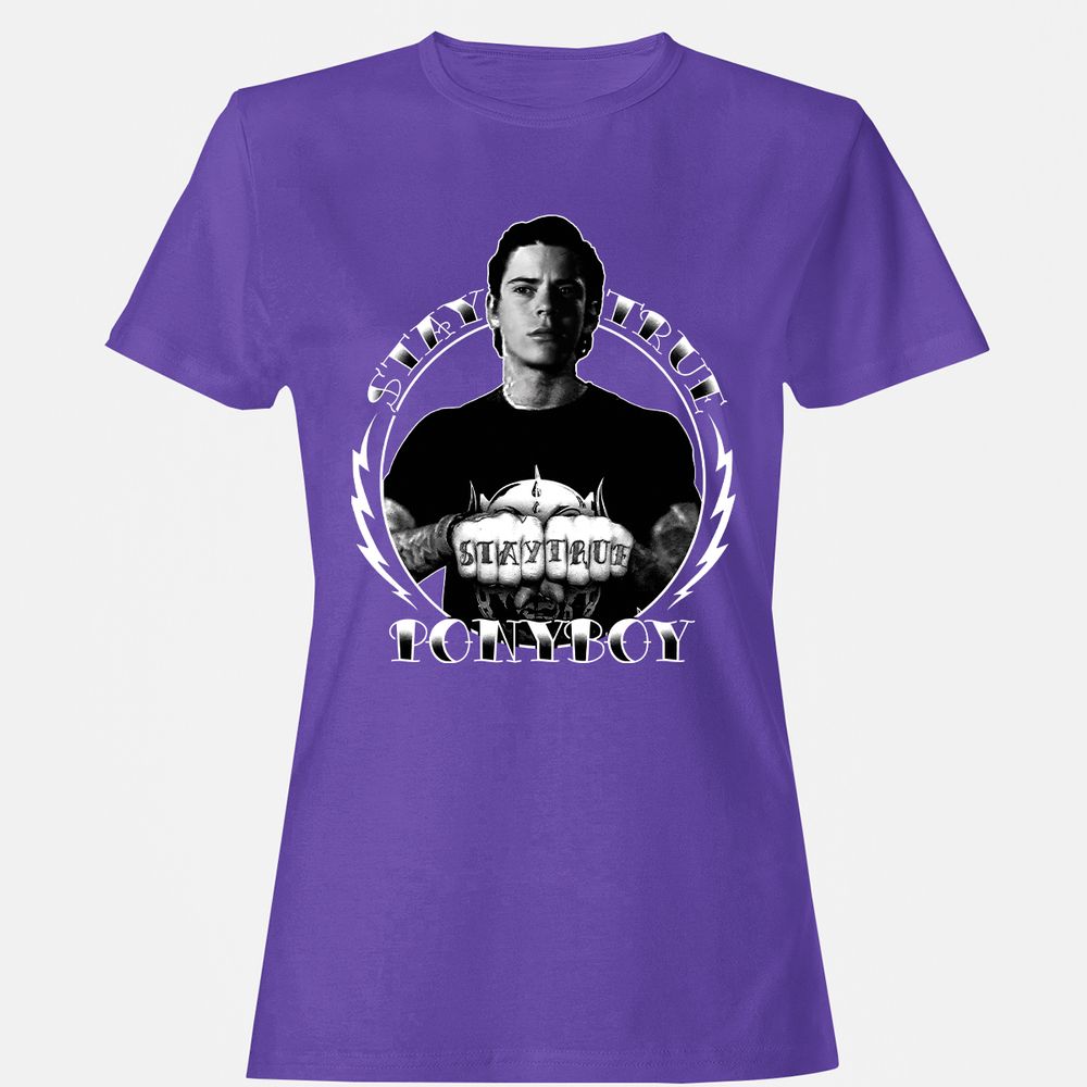 Women's T-Shirt - EGSXRKEE - Purple - 12