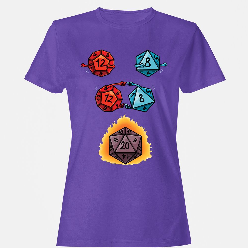 Women's T-Shirt - BS7XQ86N - Purple - 12