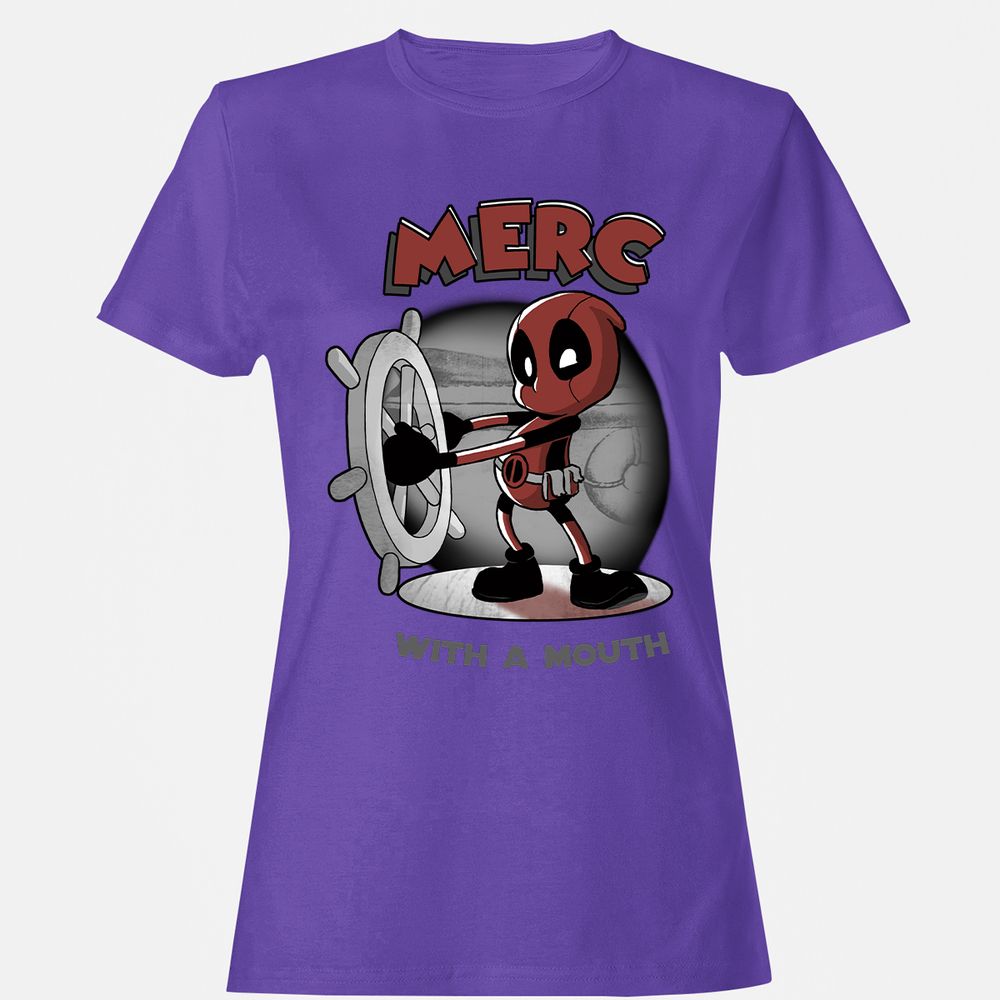 Women's T-Shirt - 91XD9FGA - Purple - 12