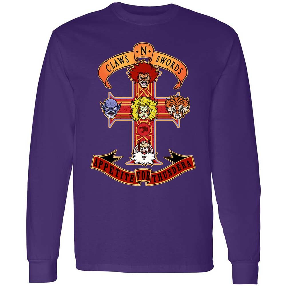 Long Sleeve T-Shirt - HYSDNGJ1 - Purple - 12
