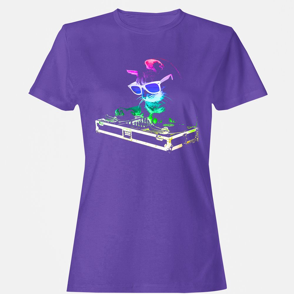 Women's T-Shirt - 9P73VX3F - Purple - 12