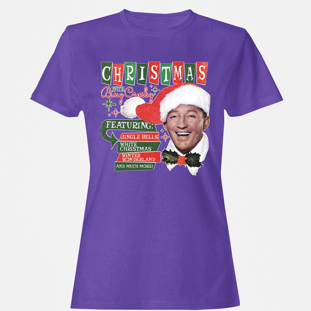 Women's T-Shirt - R4Z6Y5DG - Purple - 12
