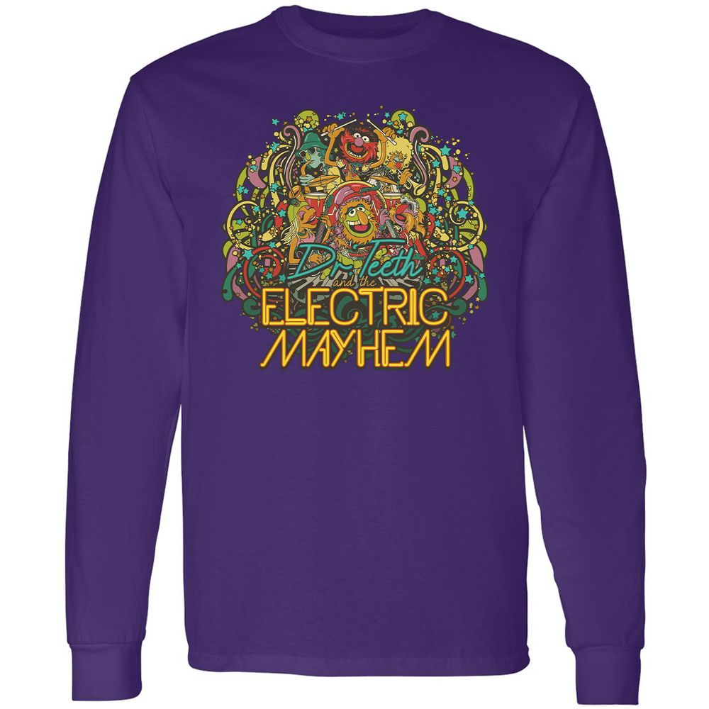 Long Sleeve T-Shirt - TXBY1LZ6 - Purple - 12