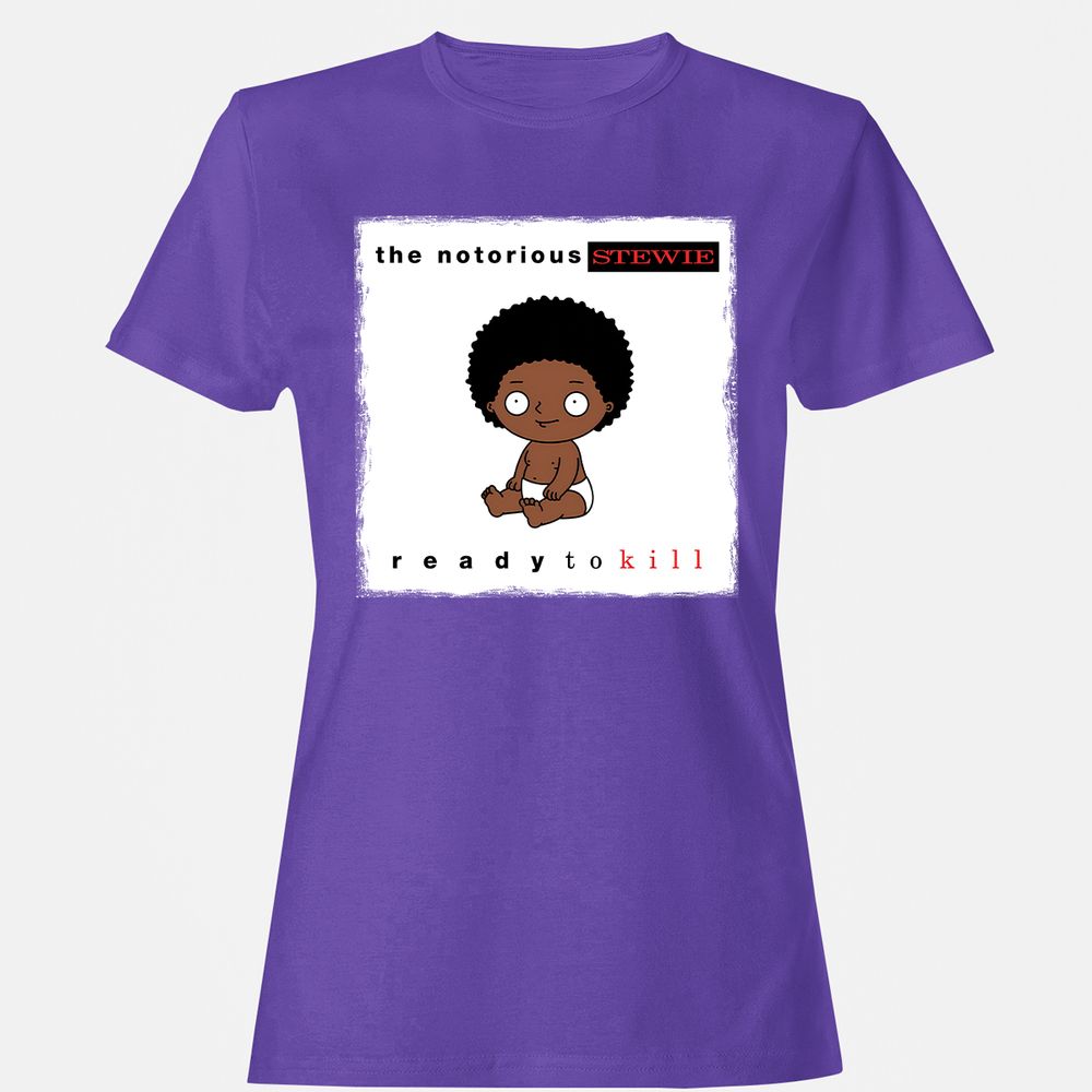 Women's T-Shirt - N3HJ1UYC - Purple - 12