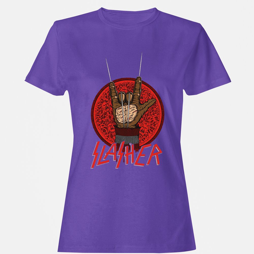Women's T-Shirt - VKVCFLD7 - Purple - 12