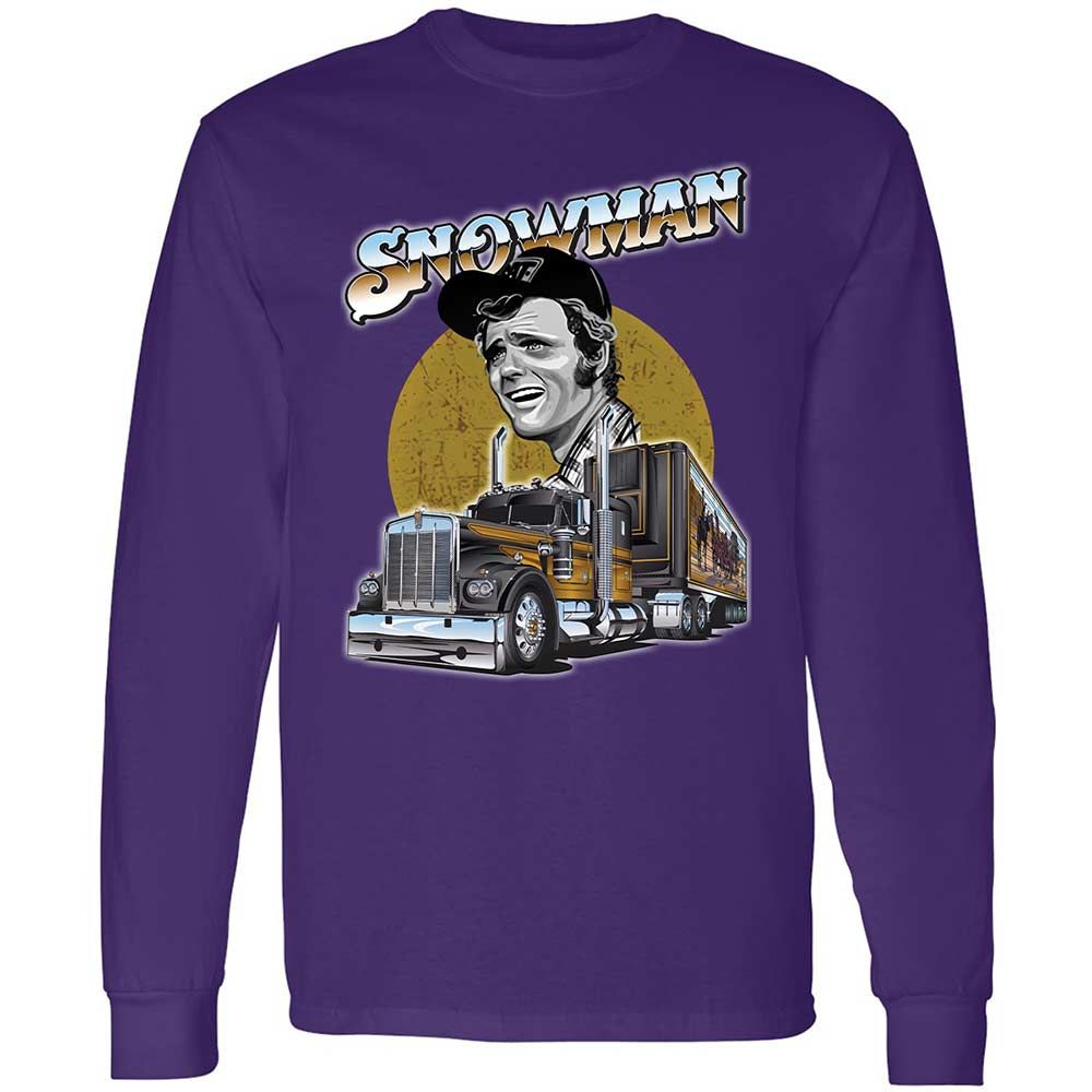 Long Sleeve T-Shirt - QBJ7M7H4 - Purple - 12