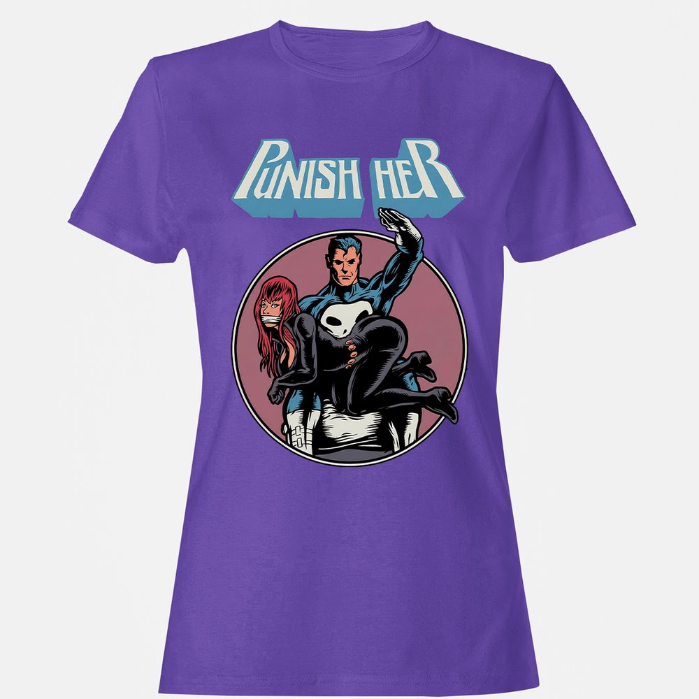 Women's T-Shirt - R41KSNJQ - Purple - 12