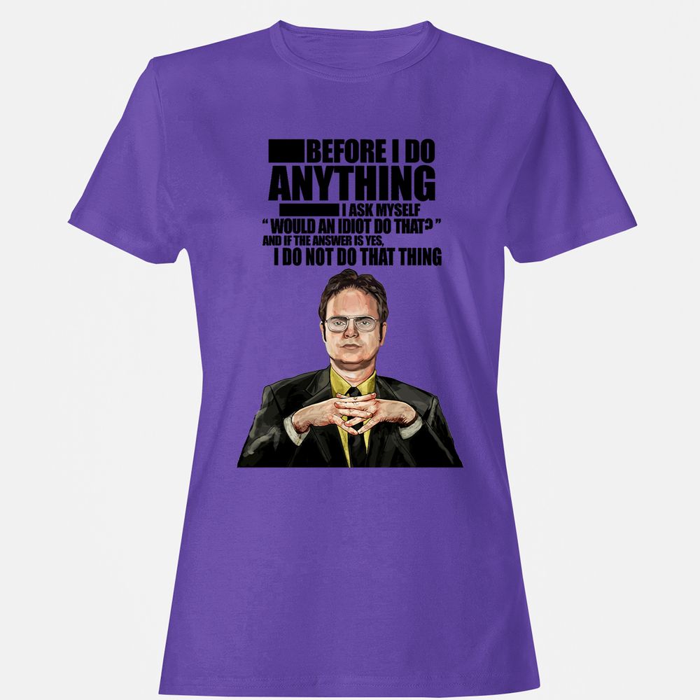 Women's T-Shirt - U4CCZ2D3 - Purple - 12