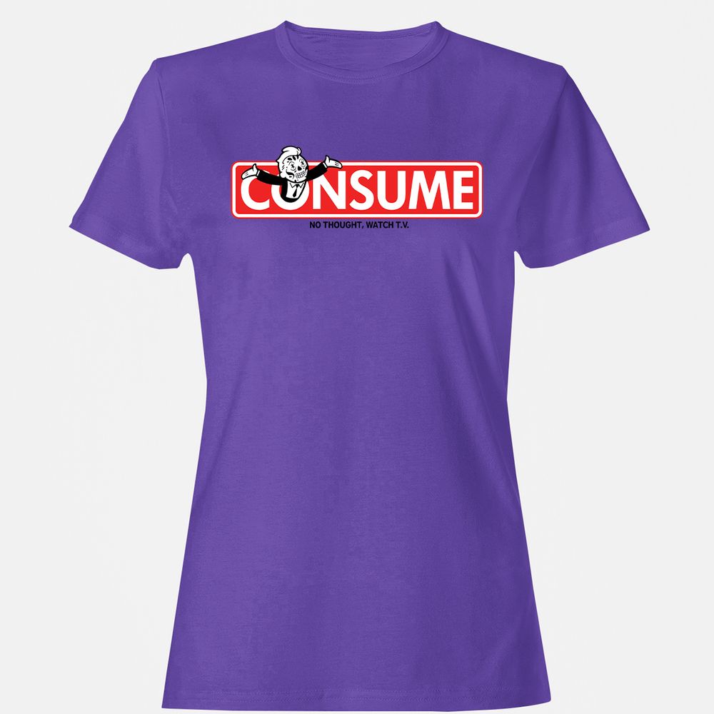 Women's T-Shirt - UY4EC94D - Purple - 12