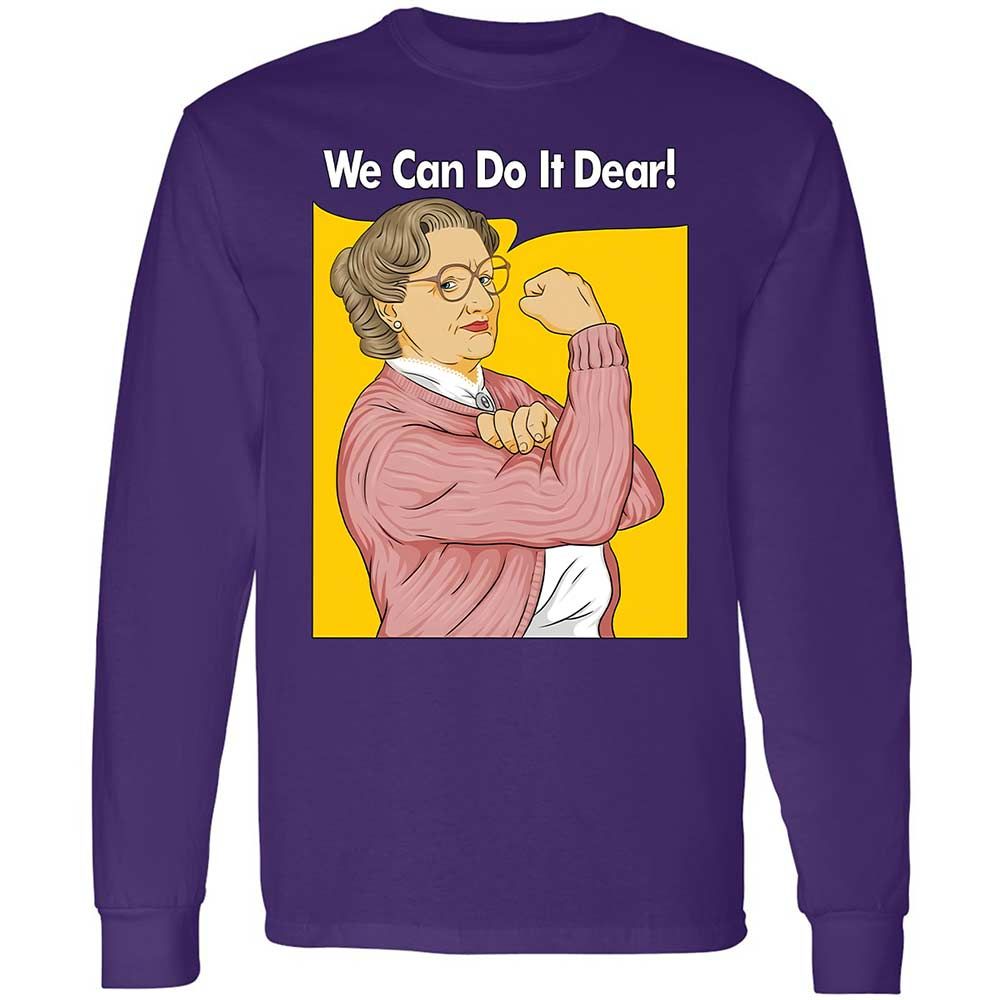 We Can Do It Dear - Purple - 12