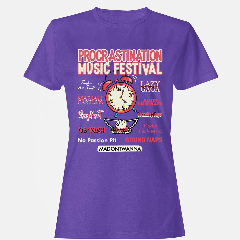 Women's T-Shirt - BRX1P6MB - Purple - 12