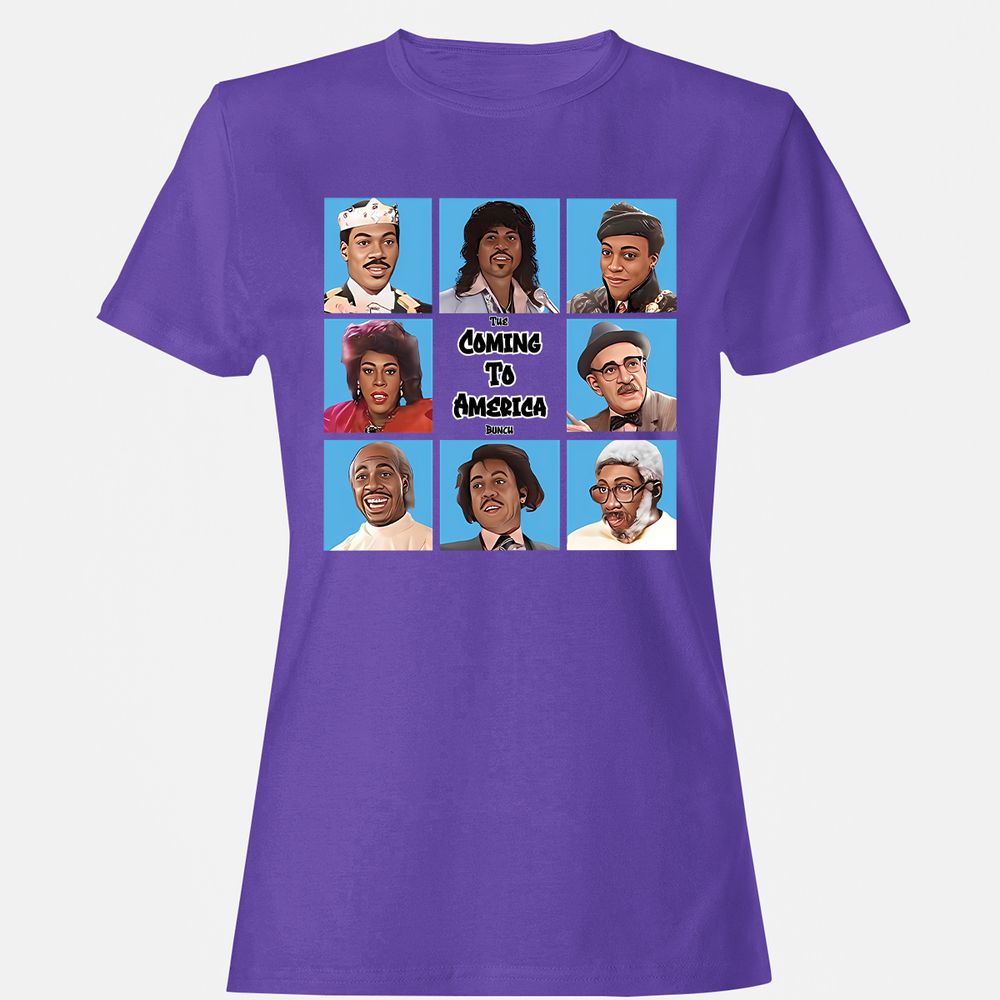 Women's T-Shirt - 9E81DFT6 - Purple - 12