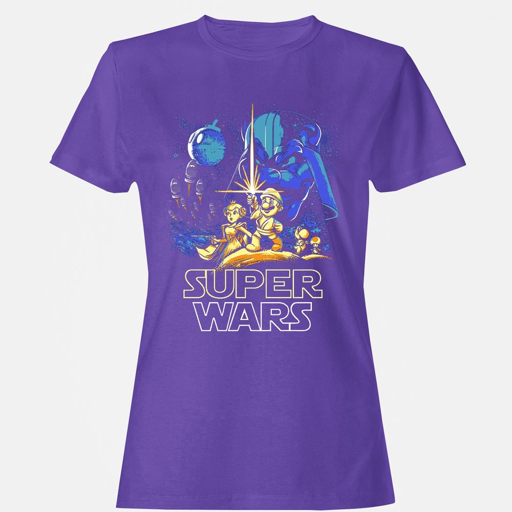 Women's T-Shirt - UUY3SQFH - Purple - 12