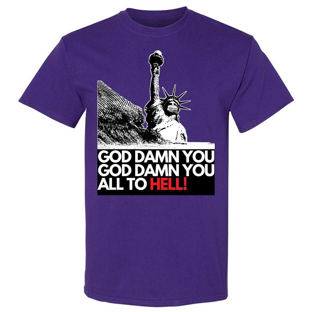 God damn you all to hell! - Purple - 12