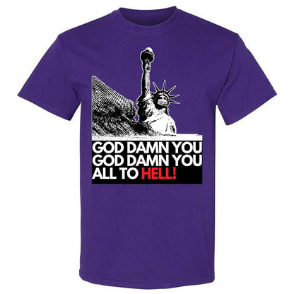 God damn you all to hell! - Purple - 12