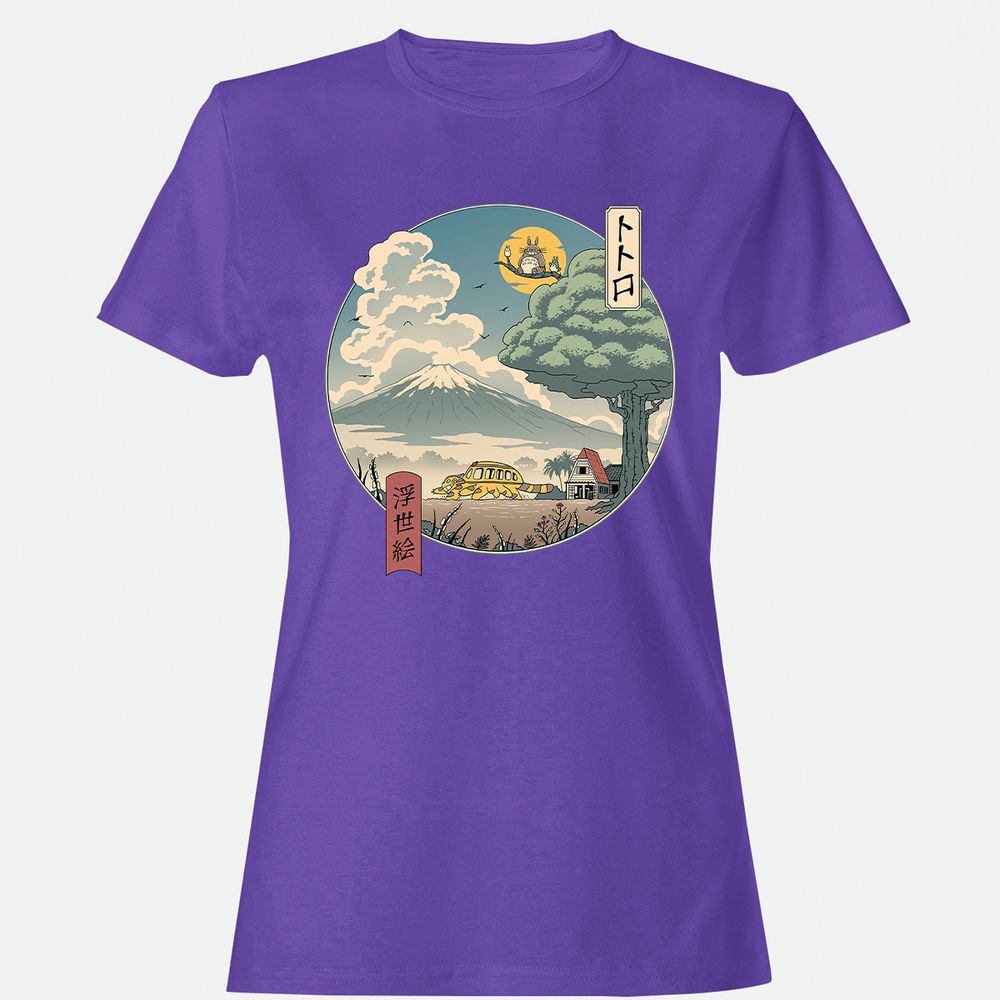 Women's T-Shirt - USME84R5 - Purple - 12
