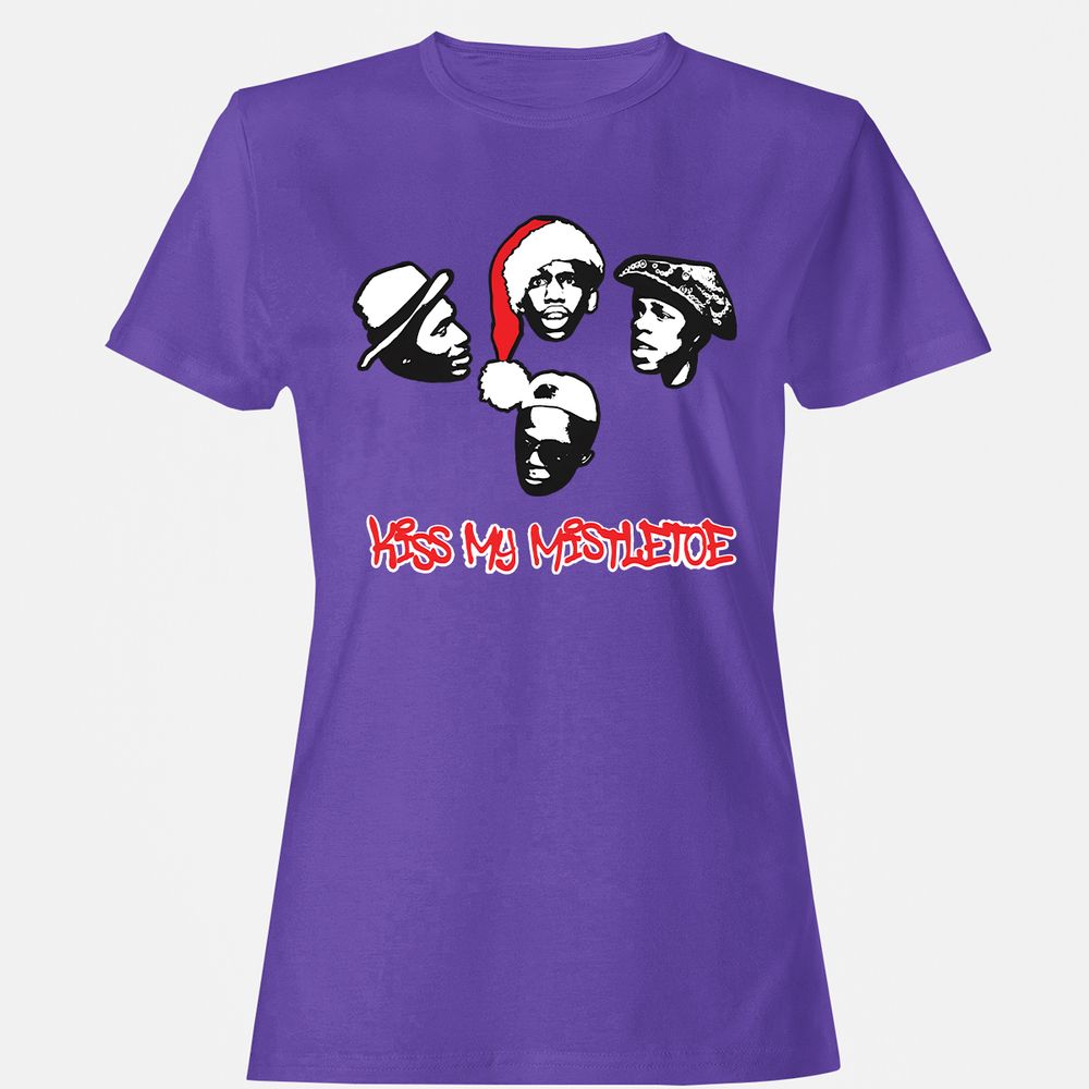 Kiss My Mistletoe Xmas Rap - Purple - 12