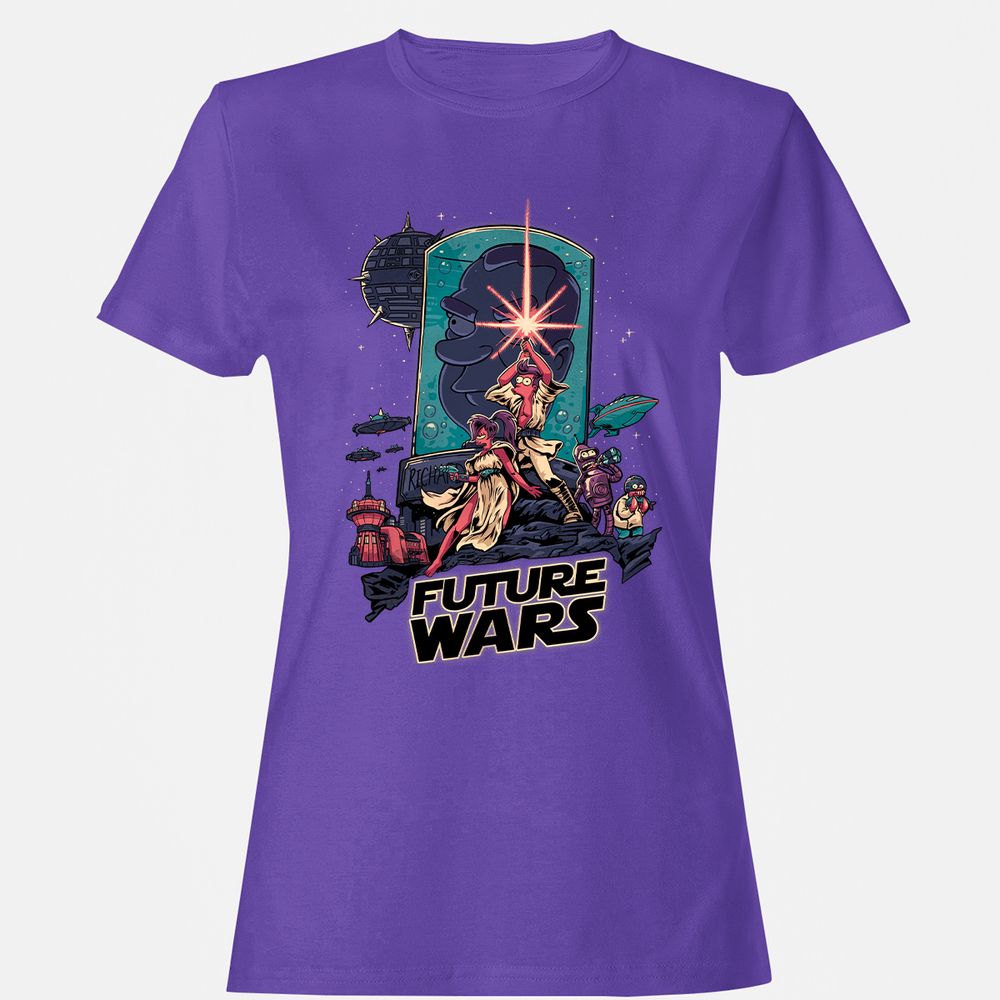 Women's T-Shirt - 38LFJCHF - Purple - 12