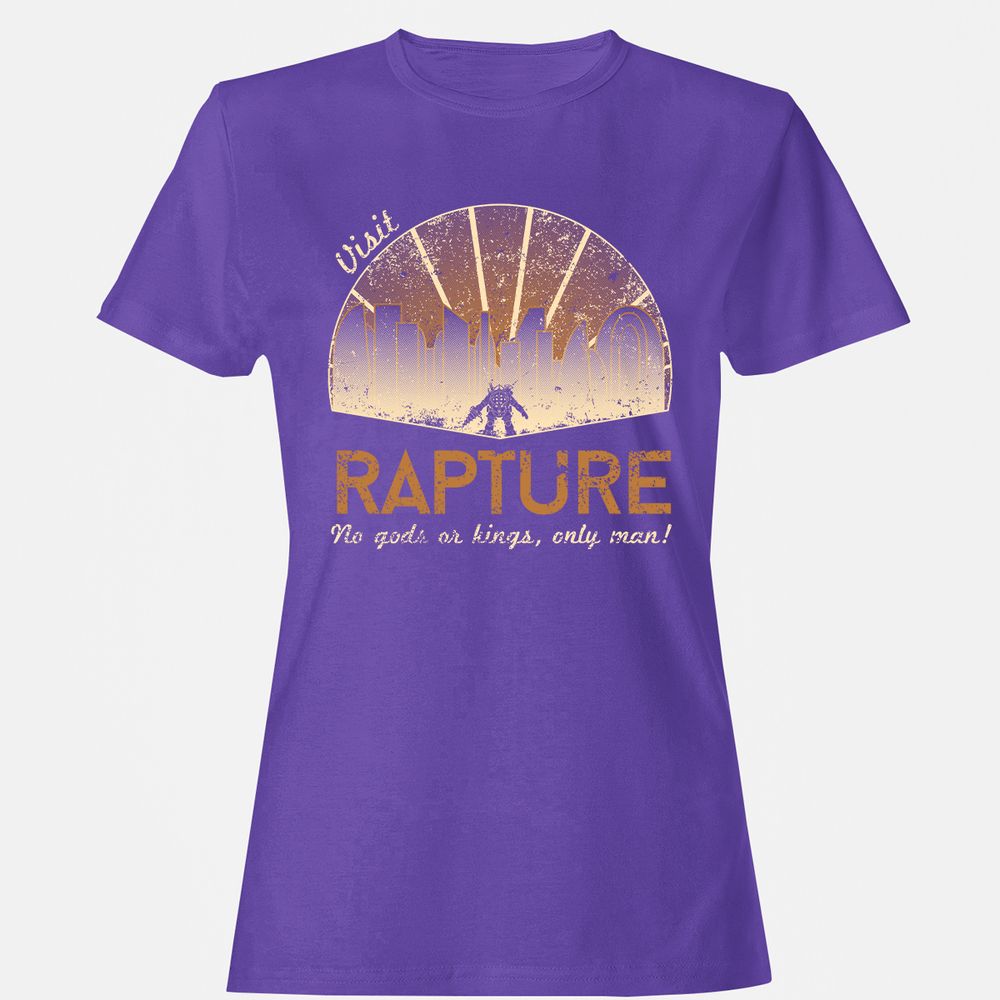 Women's T-Shirt - VJJFR4U6 - Purple - 12