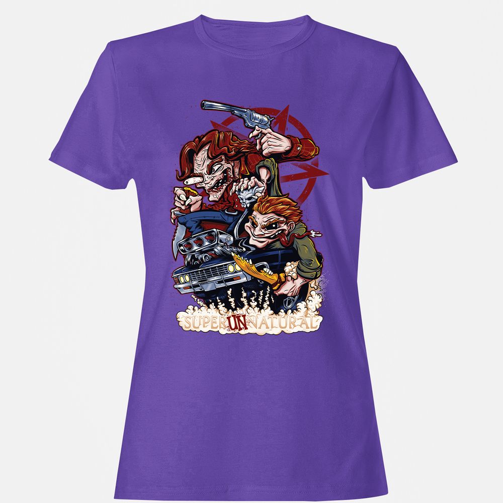 Women's T-Shirt - RNKY7E6M - Purple - 12