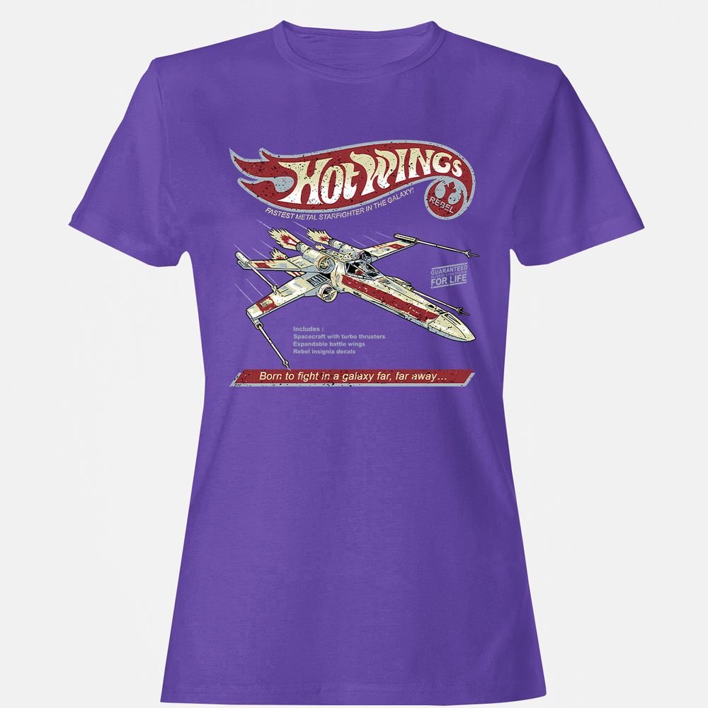 Women's T-Shirt - HQQXMWPG - Purple - 12