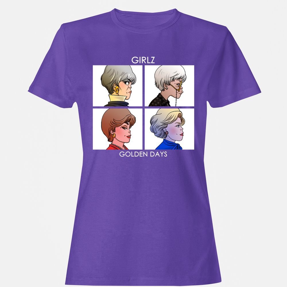 Women's T-Shirt - HWM4QQZY - Purple - 12