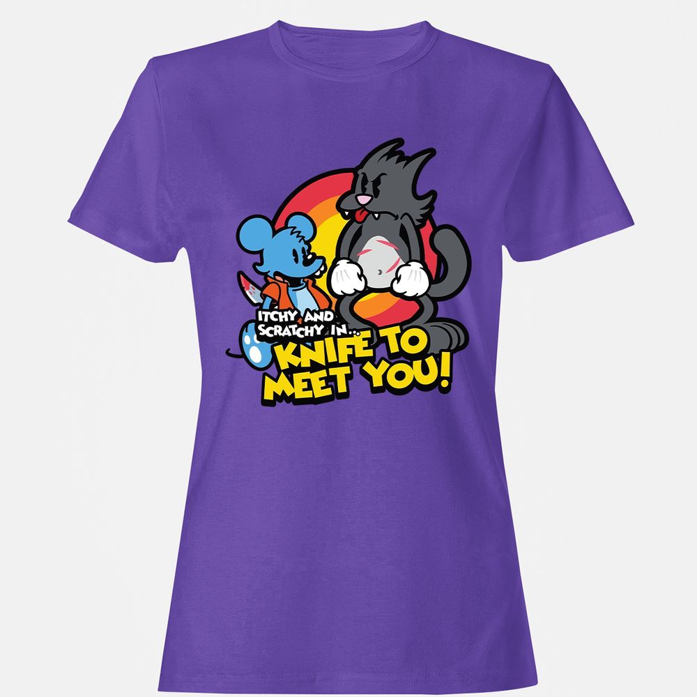 Women's T-Shirt - 354B23NX - Purple - 12