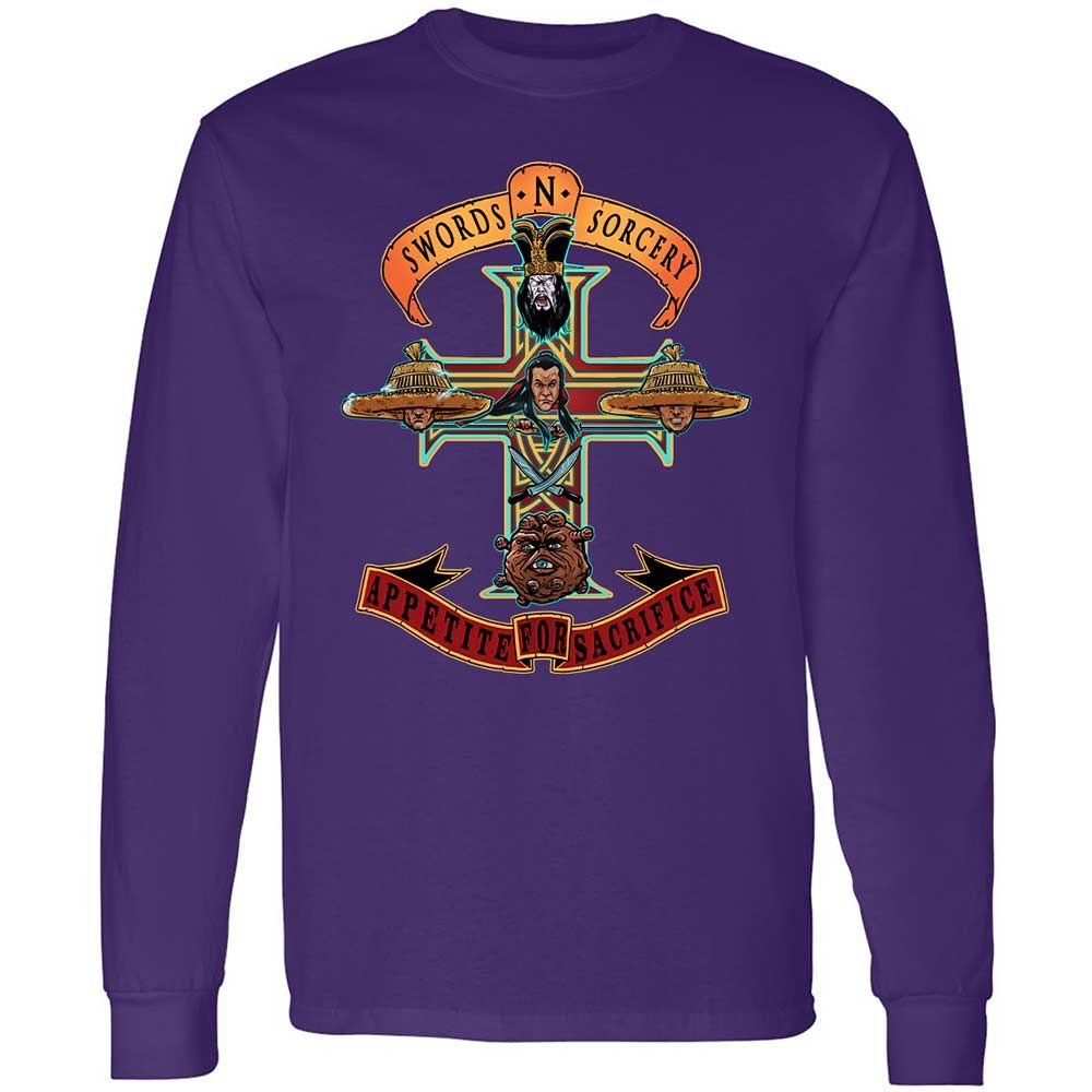 Long Sleeve T-Shirt - HTFCZABX - Purple - 12