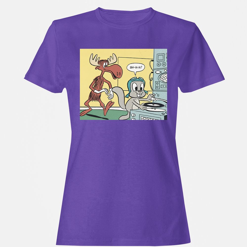 Women's T-Shirt - RNZFHAKQ - Purple - 12
