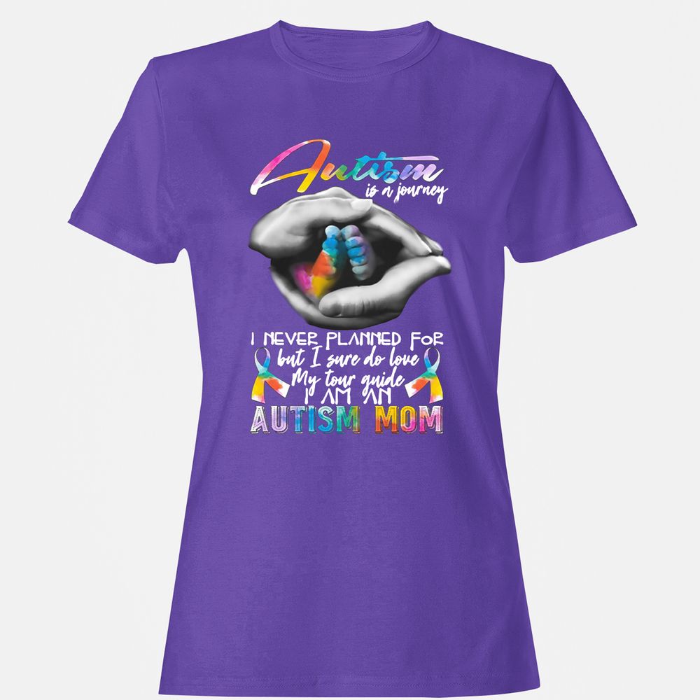 Women's T-Shirt - HGB6WU68 - Purple - 12