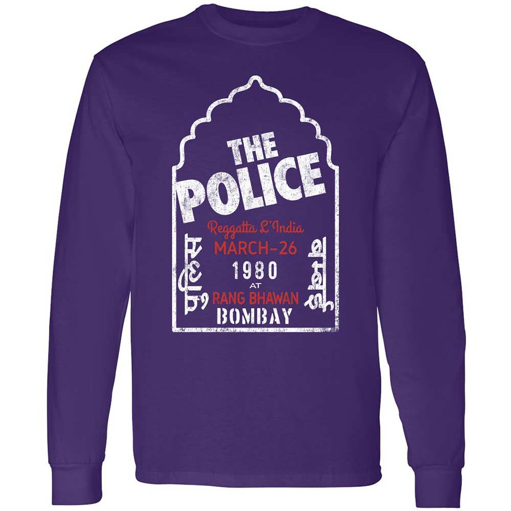 Long Sleeve T-Shirt - VSK9RYXB - Purple - 12
