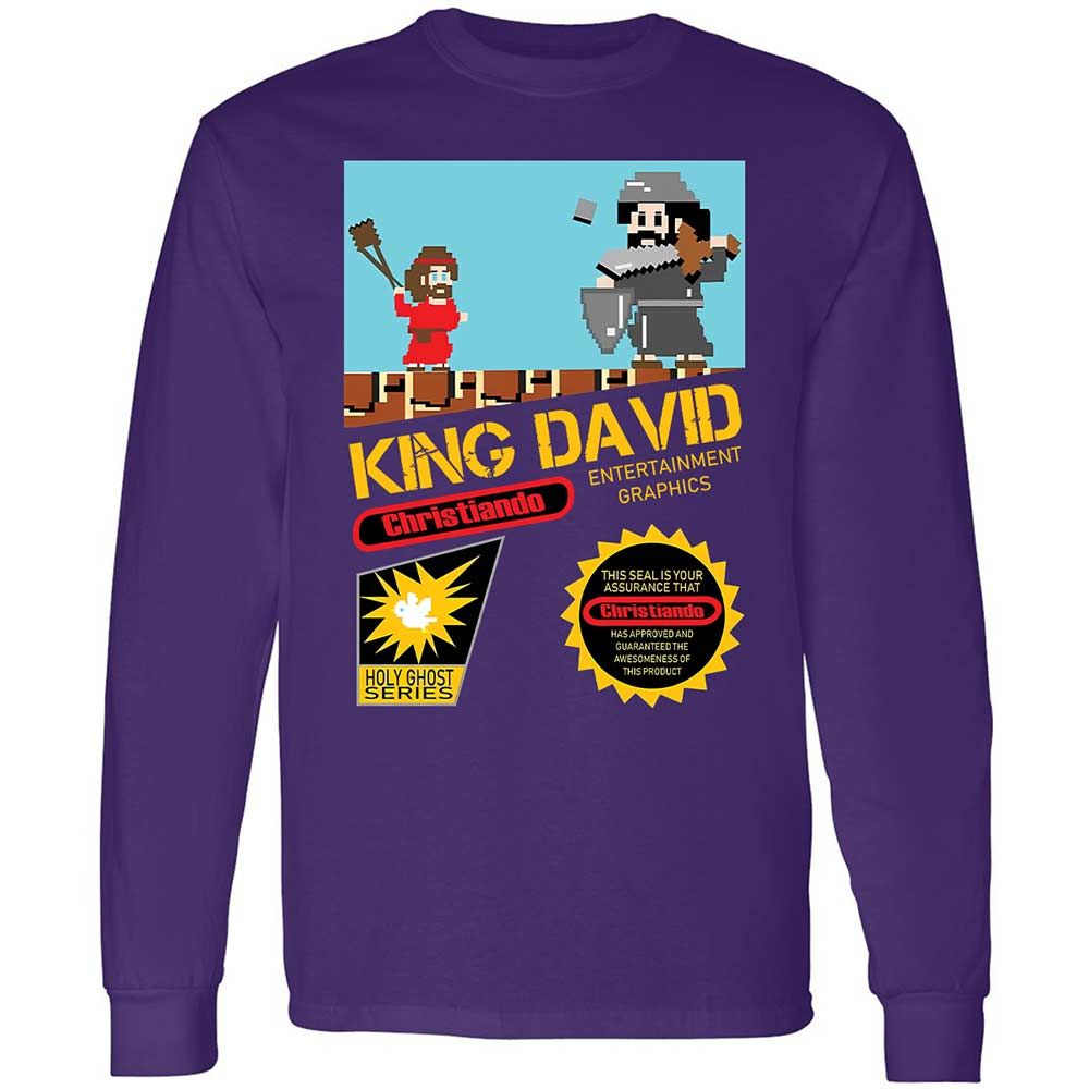 David Vs Goliath Cool Christian - Purple - 12