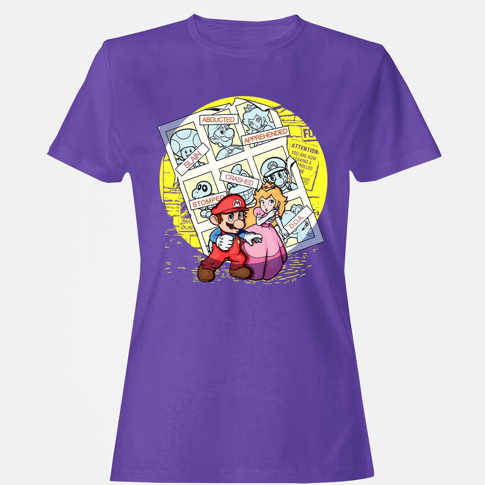 Women's T-Shirt - SKEBKXDE - Purple - 12