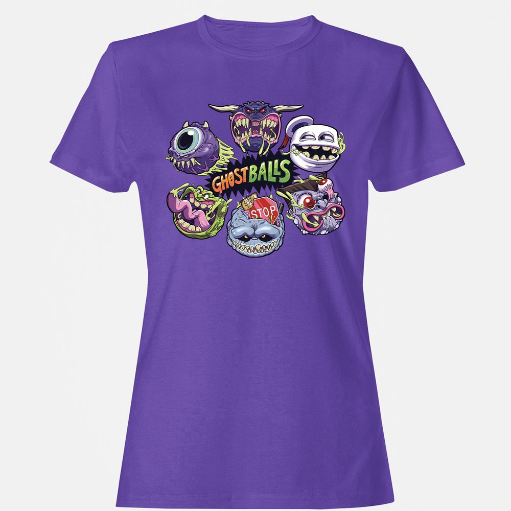 Women's T-Shirt - KDZ9XH1C - Purple - 12