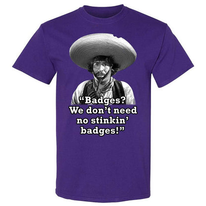 We don't need no stinkin' badges - Purple - 12
