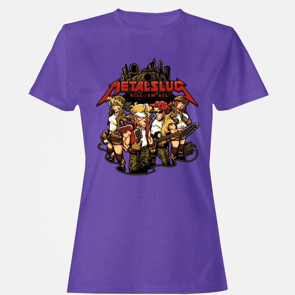 Women's T-Shirt - 6LNS31JZ - Purple - 12