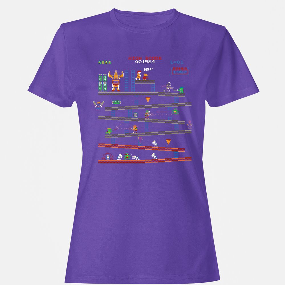 Women's T-Shirt - T6WDX61D - Purple - 12