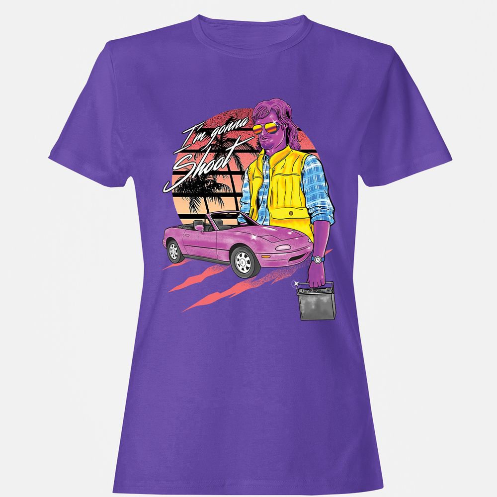 Women's T-Shirt - EWC8G2ZG - Purple - 12