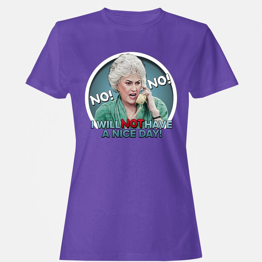 Women's T-Shirt - QFY3BM6Z - Purple - 12