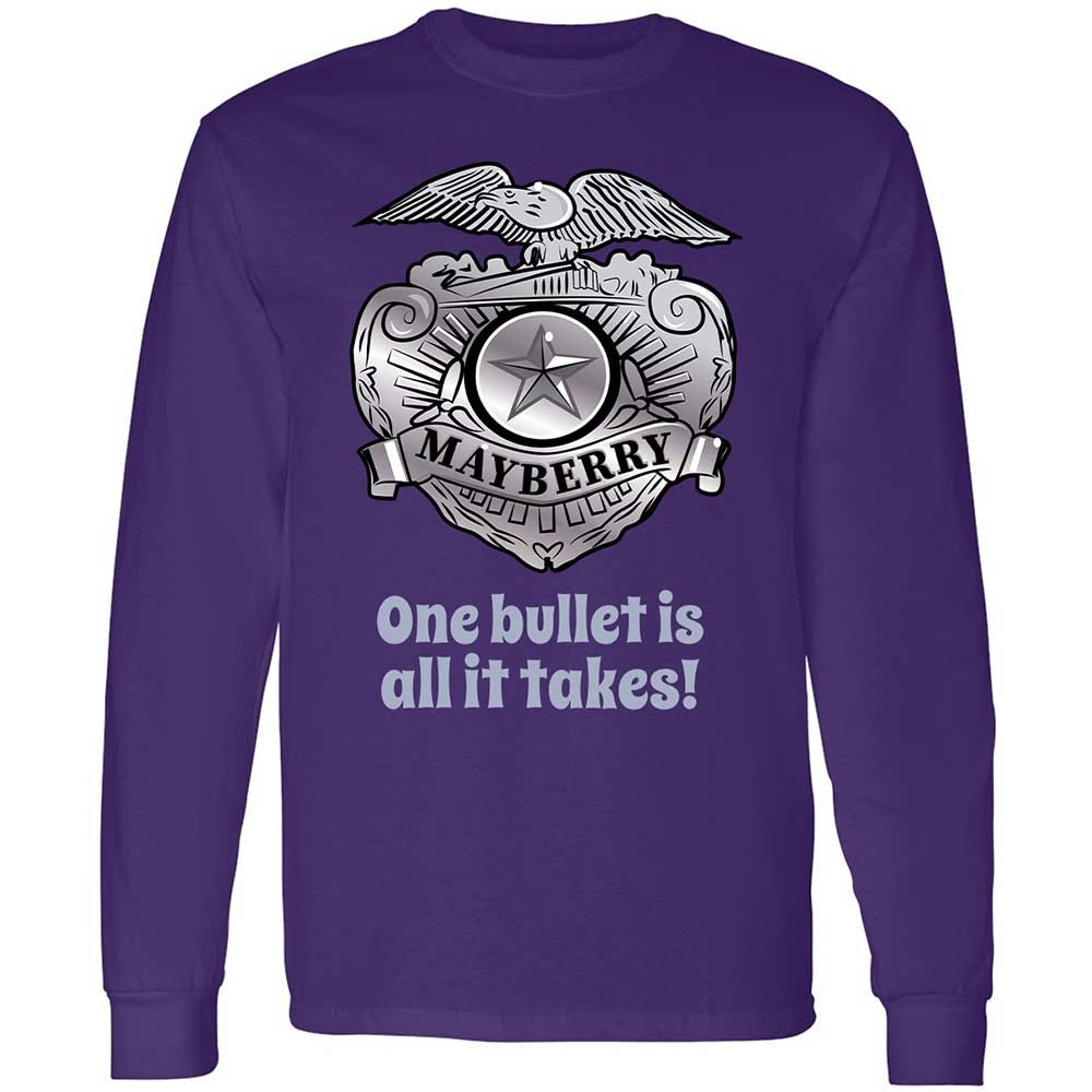 Long Sleeve T-Shirt - 7FZDRQZR - Purple - 12