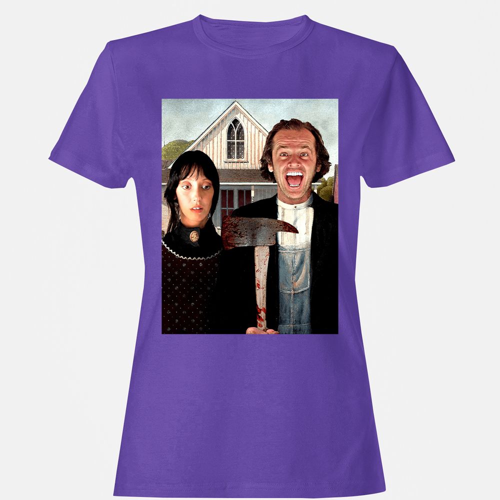 Women's T-Shirt - KU4Q56XE - Purple - 12