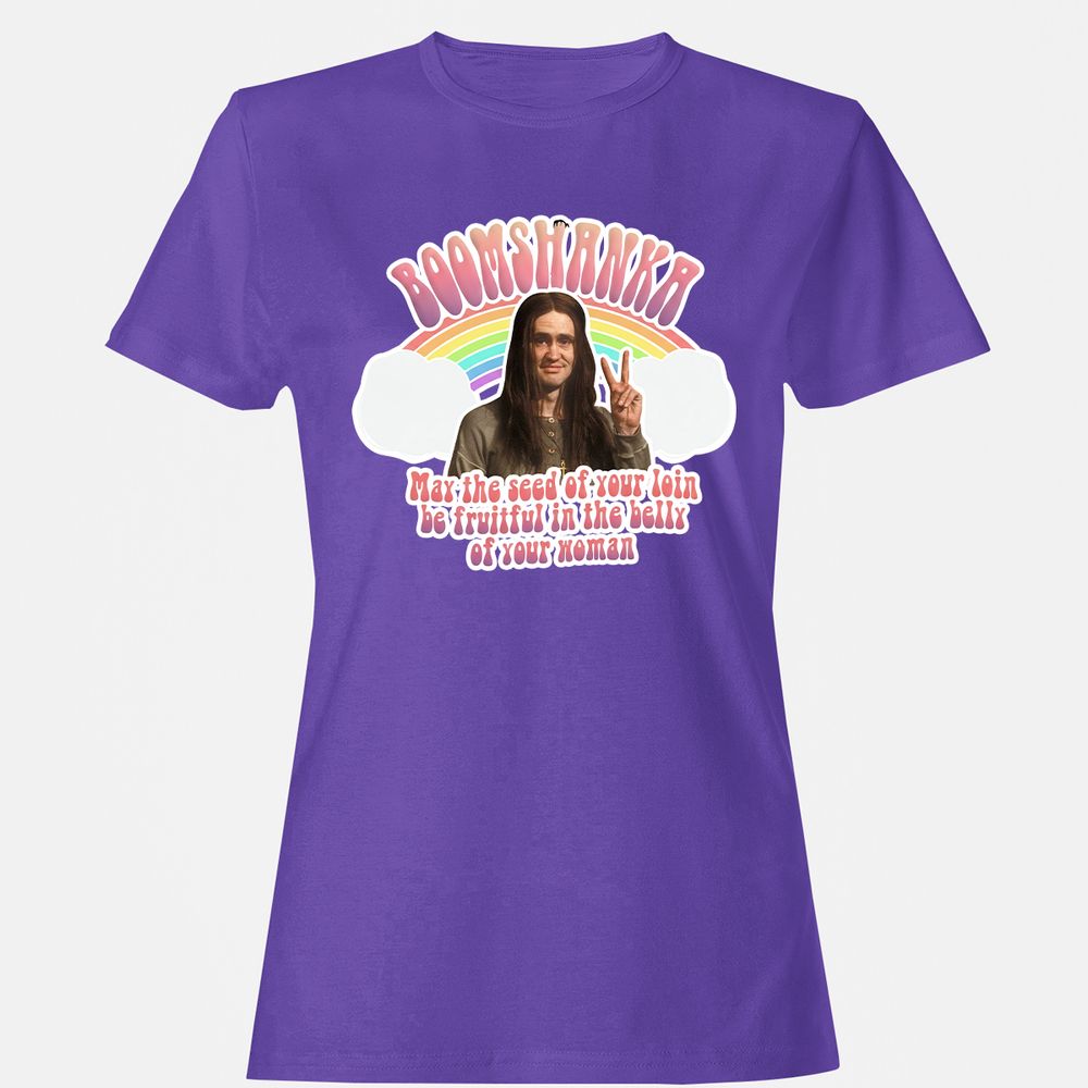 Women's T-Shirt - QL6UEZNA - Purple - 12