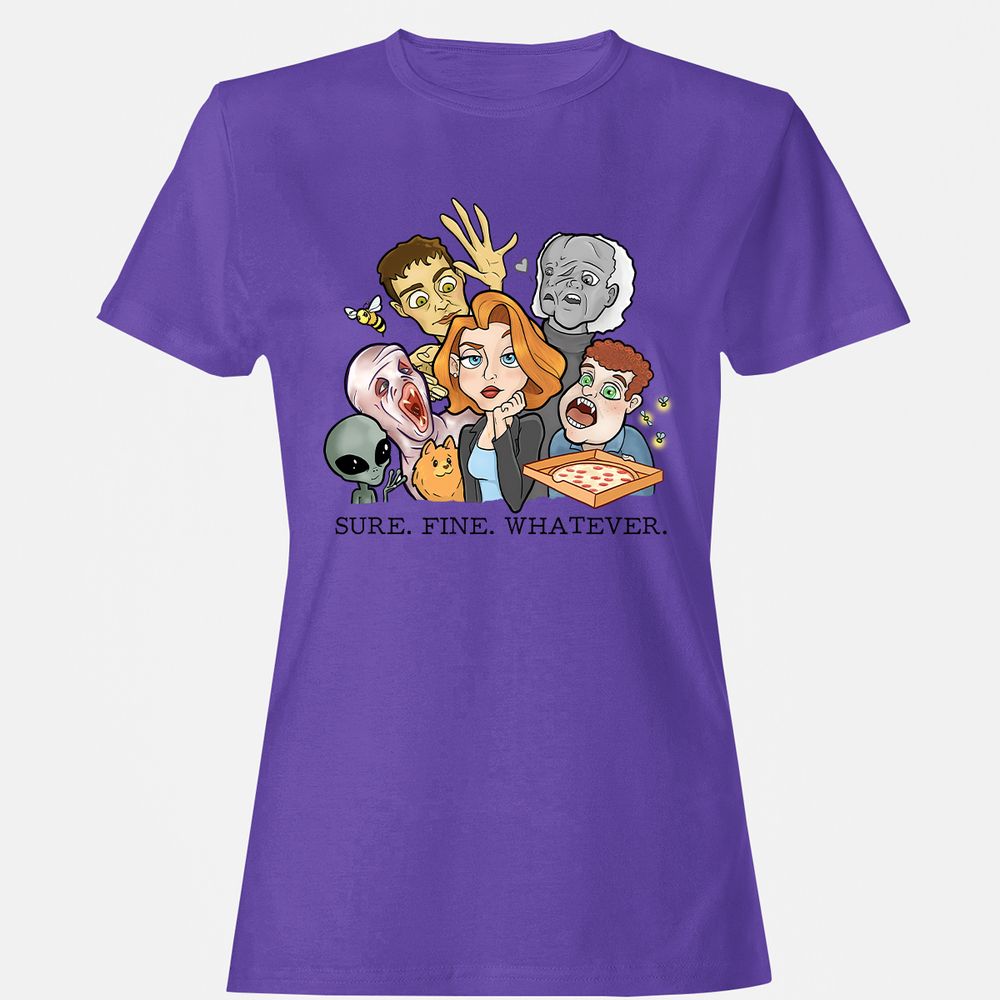 Women's T-Shirt - 7UD5J5P8 - Purple - 12
