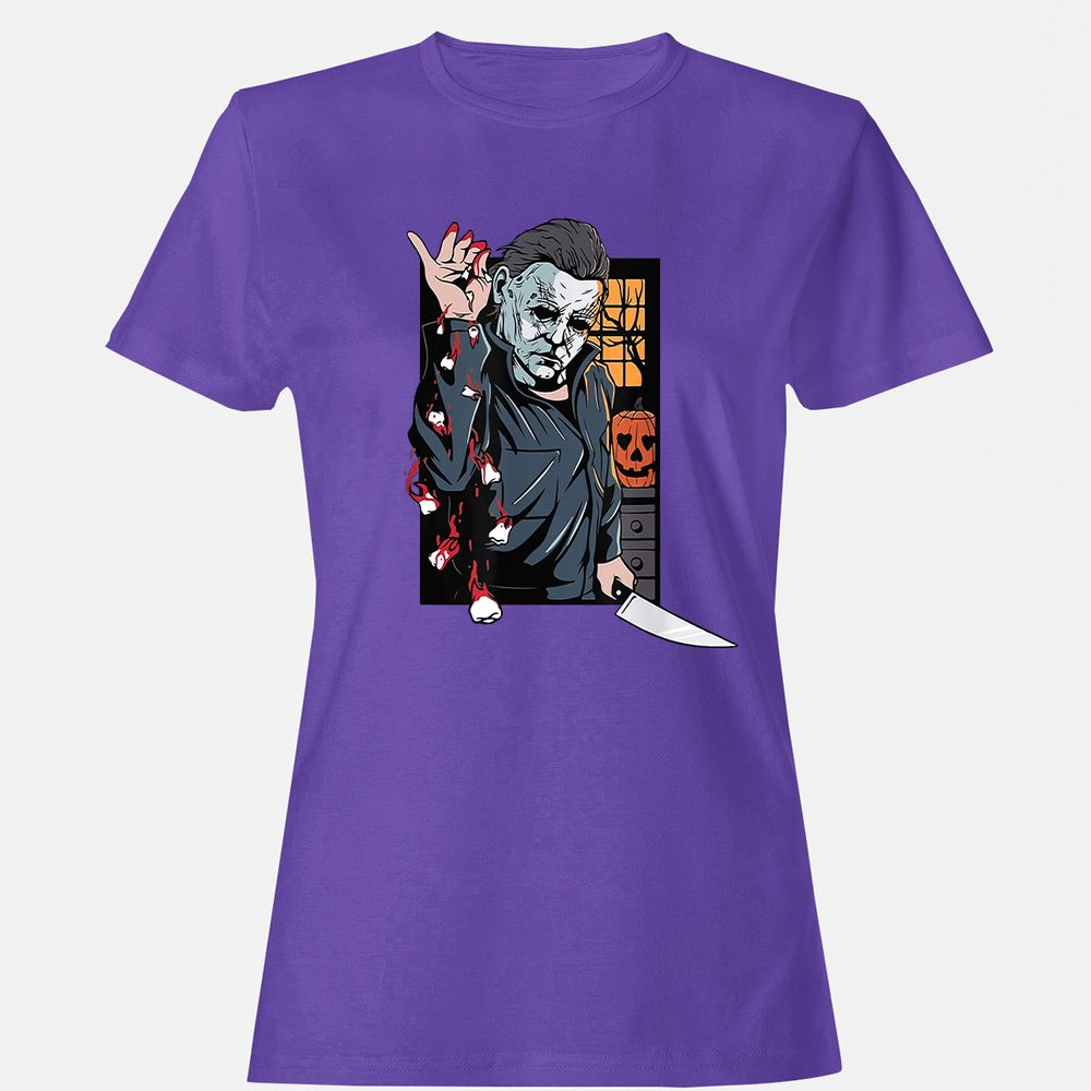 Women's T-Shirt - FE9UVCXT - Purple - 12